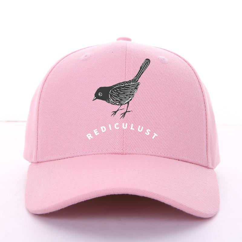 PINK with Black Birdie Rediculust Hat