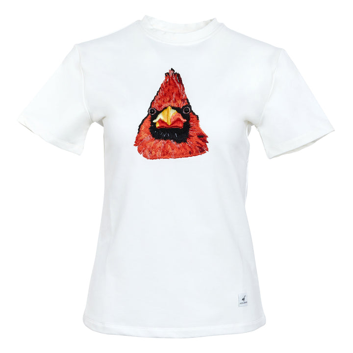 Itsza Birdie REDICULUST Bird Cotton White T-shirt