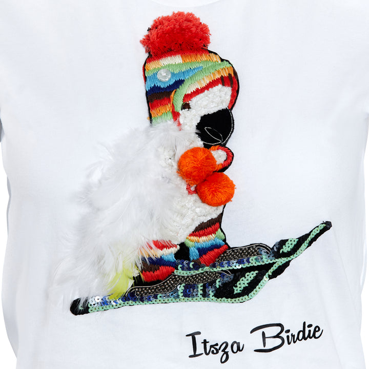 Itszabirdie Women's Casual Shirt - Cockatoo on Skis #2