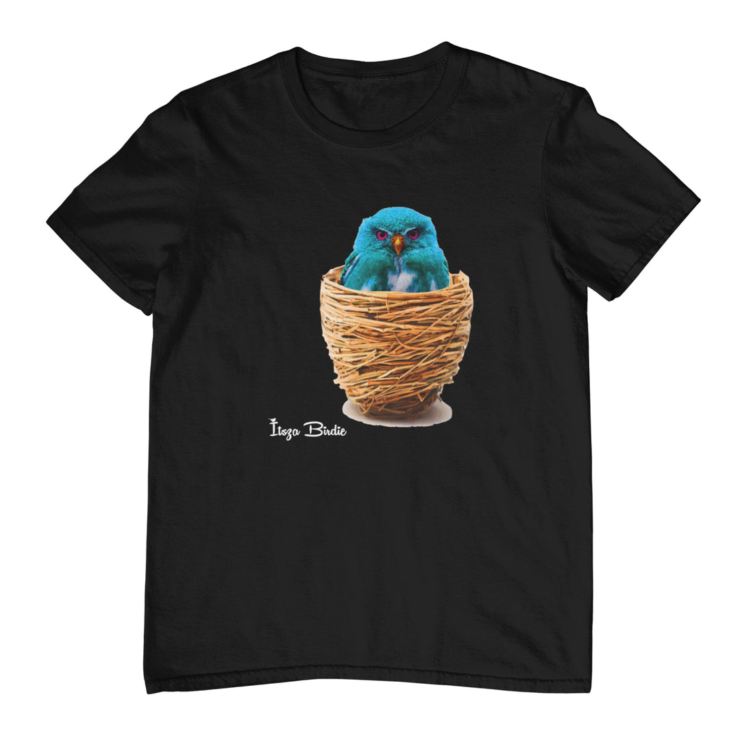 Owl in Basket Cotton T-shirt