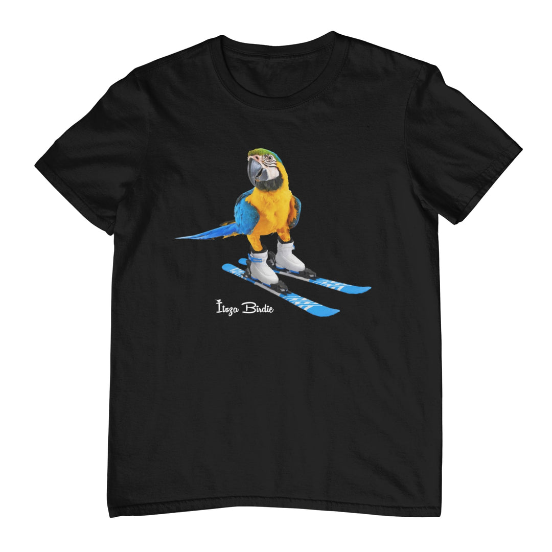 Parrot on Skis Women's Casual T-Shirt