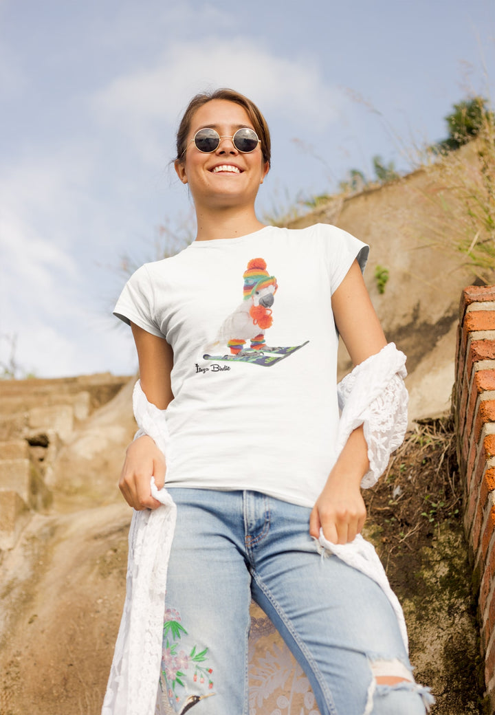 Cockatoo Skiing Women's T-Shirt