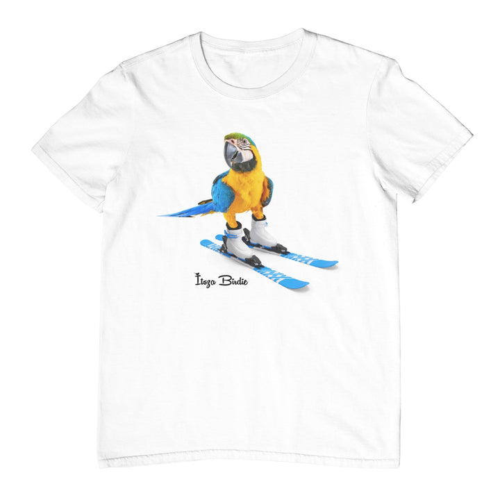 Parrot on Skis Women's Casual T-Shirt